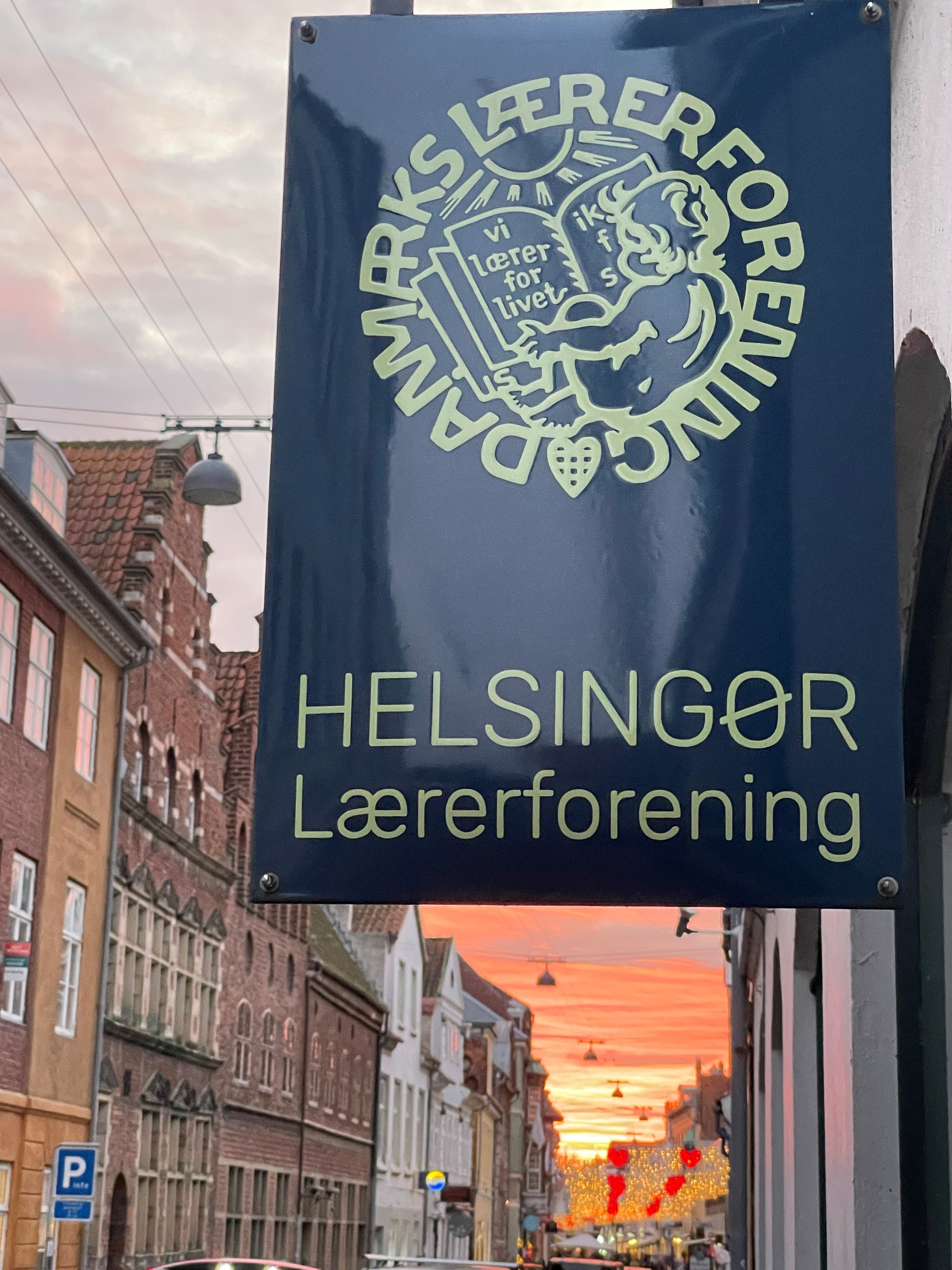 HLF Skilt Solnedgang