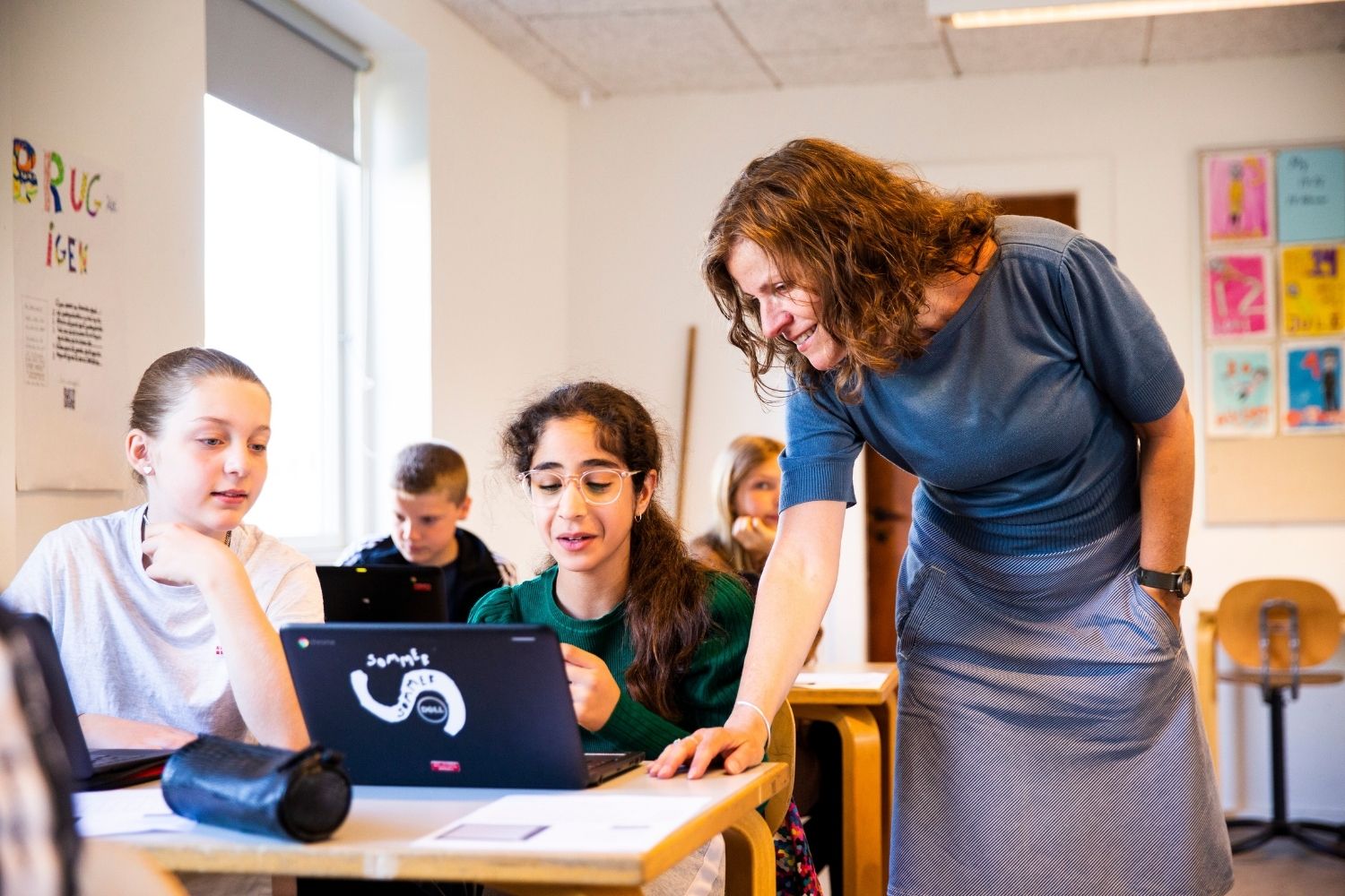 Lærer Elev Computer Undervisning KH